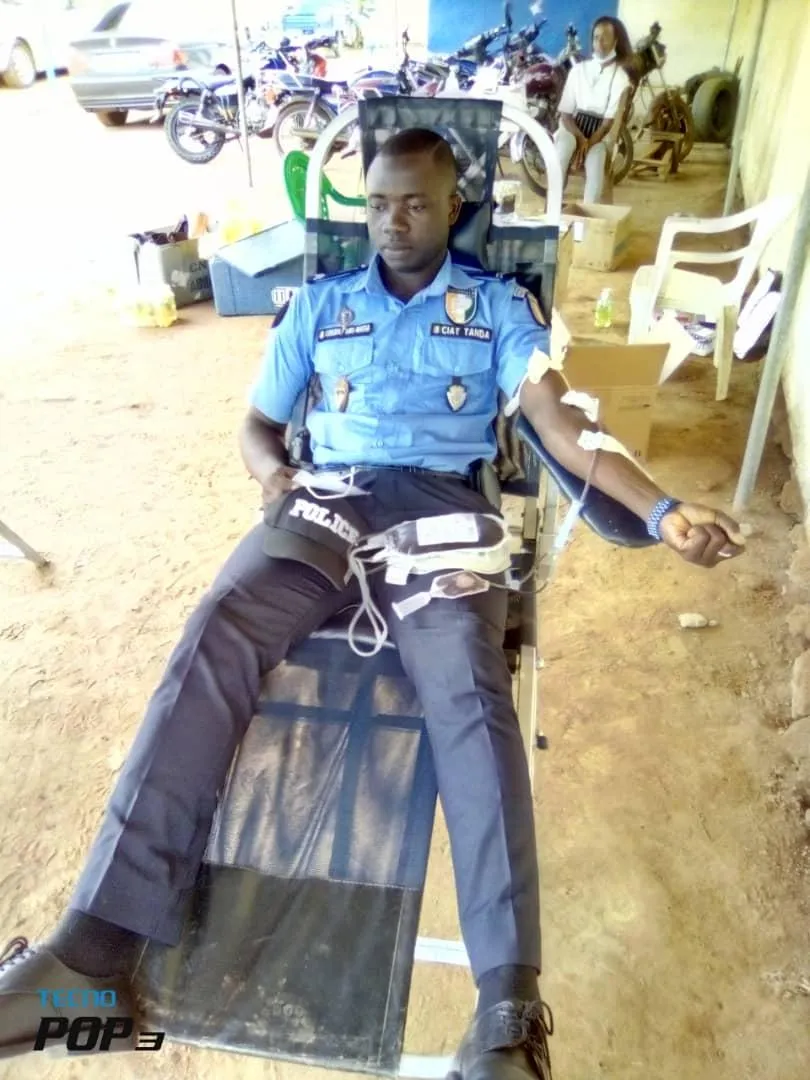 Covid-19 : Une opération de don de sang au commissariat de police de Tanda – Actualité ivoirienne 04/07/2020