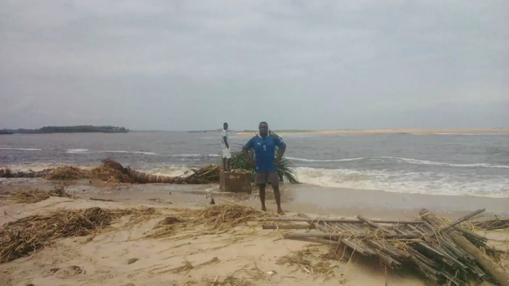 Grand Lahou : disparition d’un village des pêcheurs dans l’embouchure