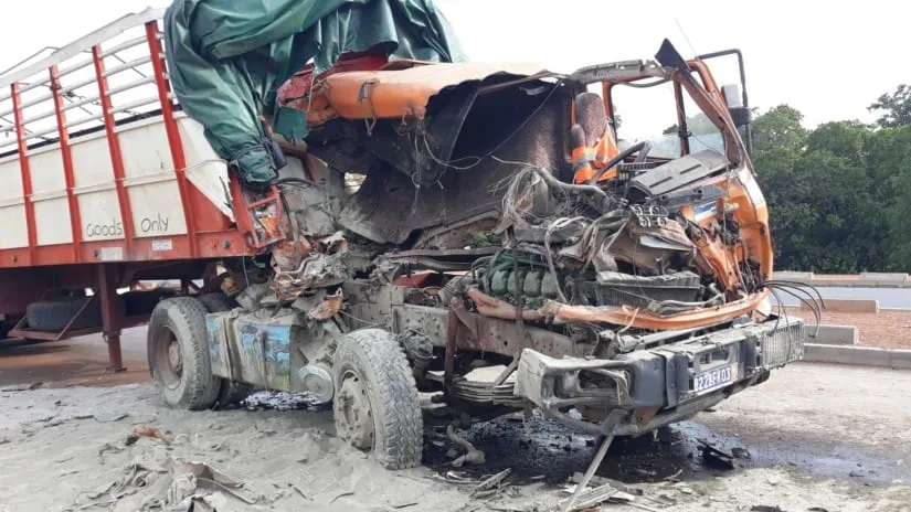 Un mort et un blessé grave dans une collision entre deux camions-remorques à Niakara – Actualité ivoirienne 08/07/2020