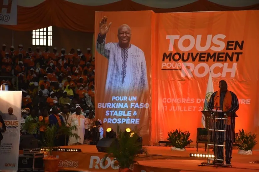 Roch Kaboré investi candidat de son parti pour l’élection présidentielle