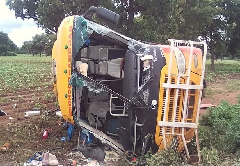 Grave accident de la route à Niakara : plusieurs victimes
