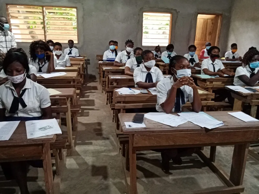 Formation professionnelle à Bouaflé : les mesures barrières respecté à l’examen