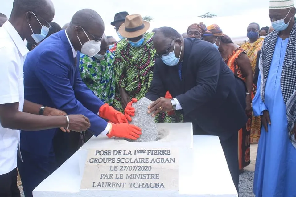 Laurent Tchagba offre un groupe scolaire de trois écoles à Agban- village – Actualité ivoirienne 28/07/2020