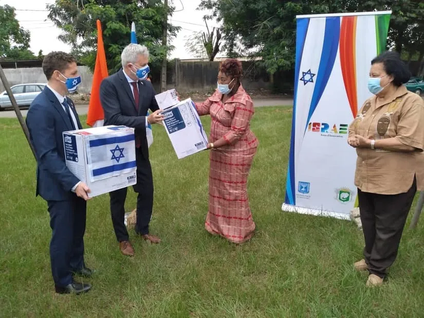 L’ambassade d’Israël offre du matériel hygiénique à l’institut pasteur dans le cadre de la lutte contre la covid-19 – Actualité ivoirienne 29/07/2020