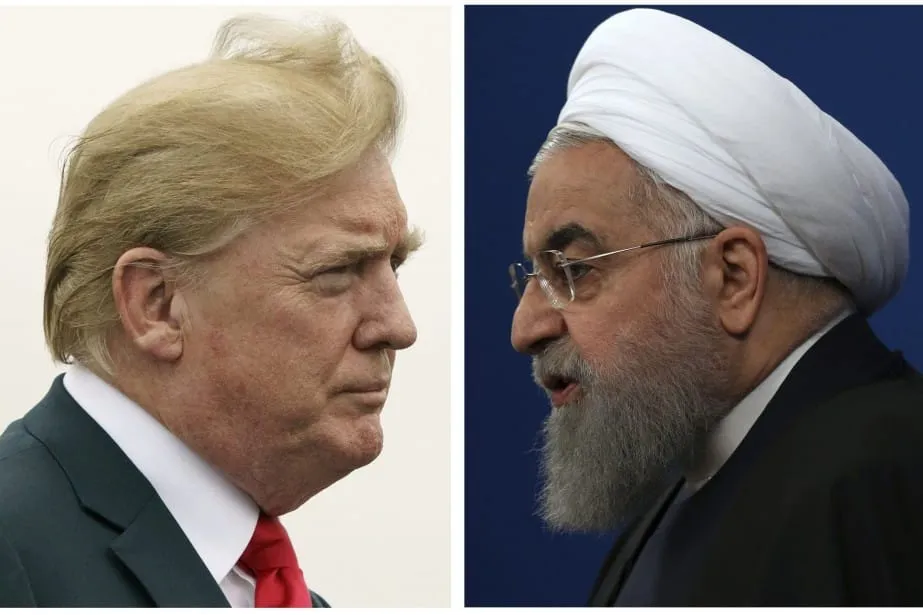 Hassan Rohani, Président d'Iran et Donald Trump, Président Américain