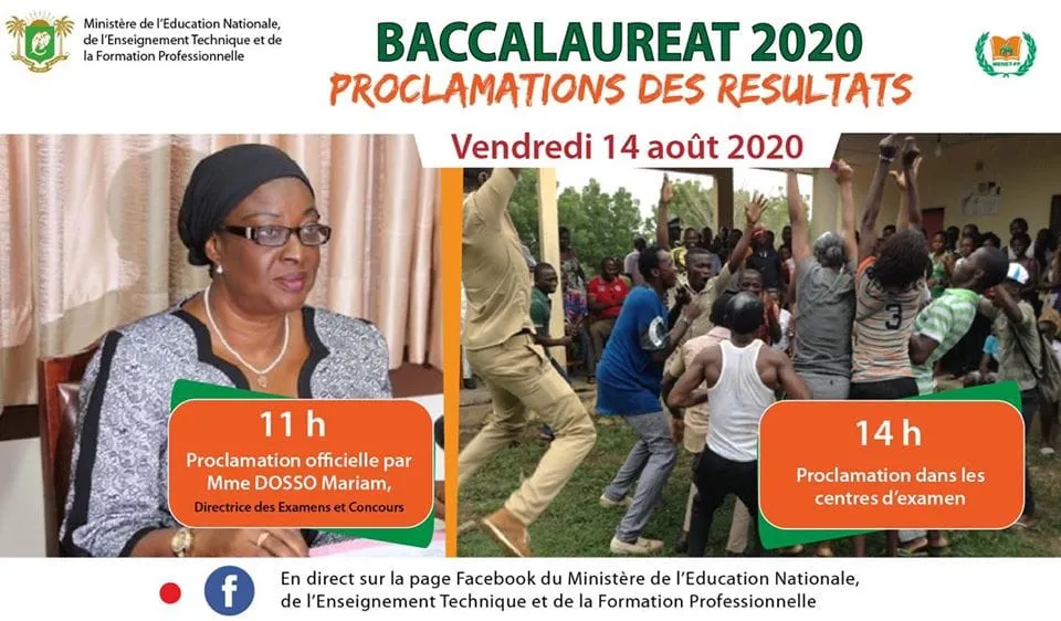 BAC Session 2020 en Côte d’Ivoire: Voici les statistiques officielles
