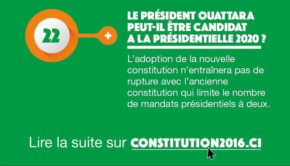 « Une autre preuve du braquage constitutionnel de Ouattara » (Malan Aka)