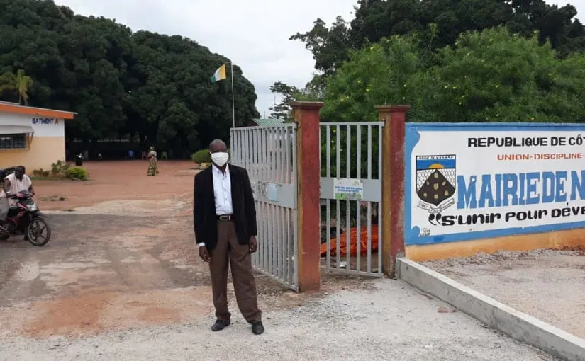 COVID-19 : Le port du cache-nez exigé aux usagers de la mairie de Niakara – Actualité ivoirienne 03/08/2020