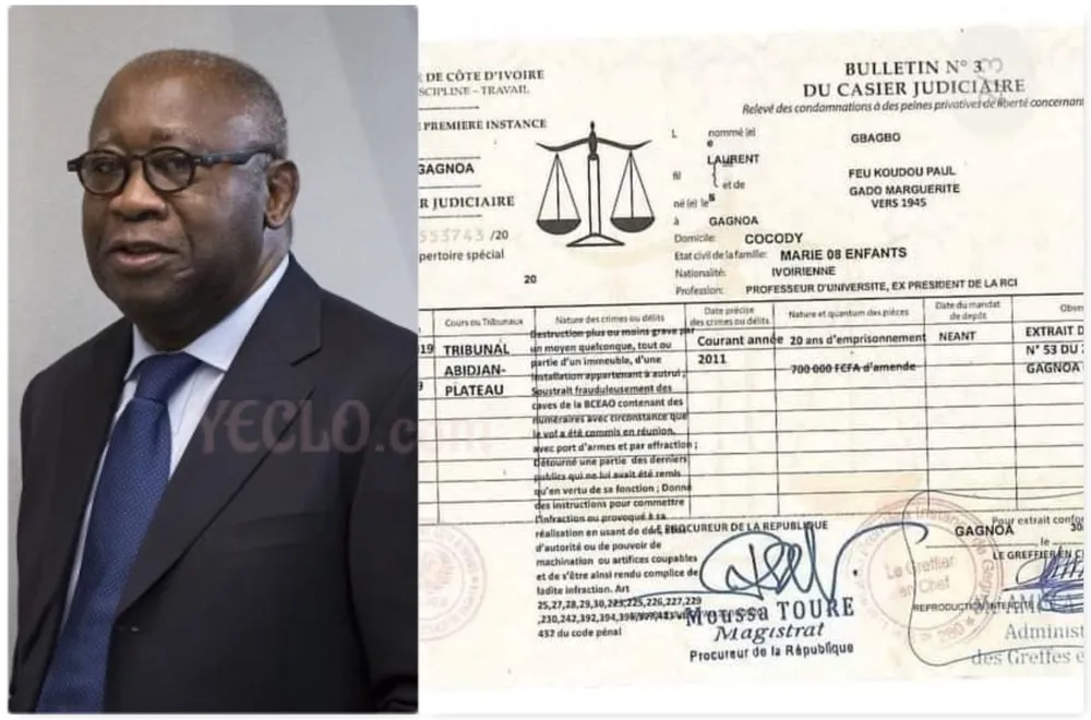 Gbagbo : ce casier judiciaire qui pourrait lui coûter la présidentielle