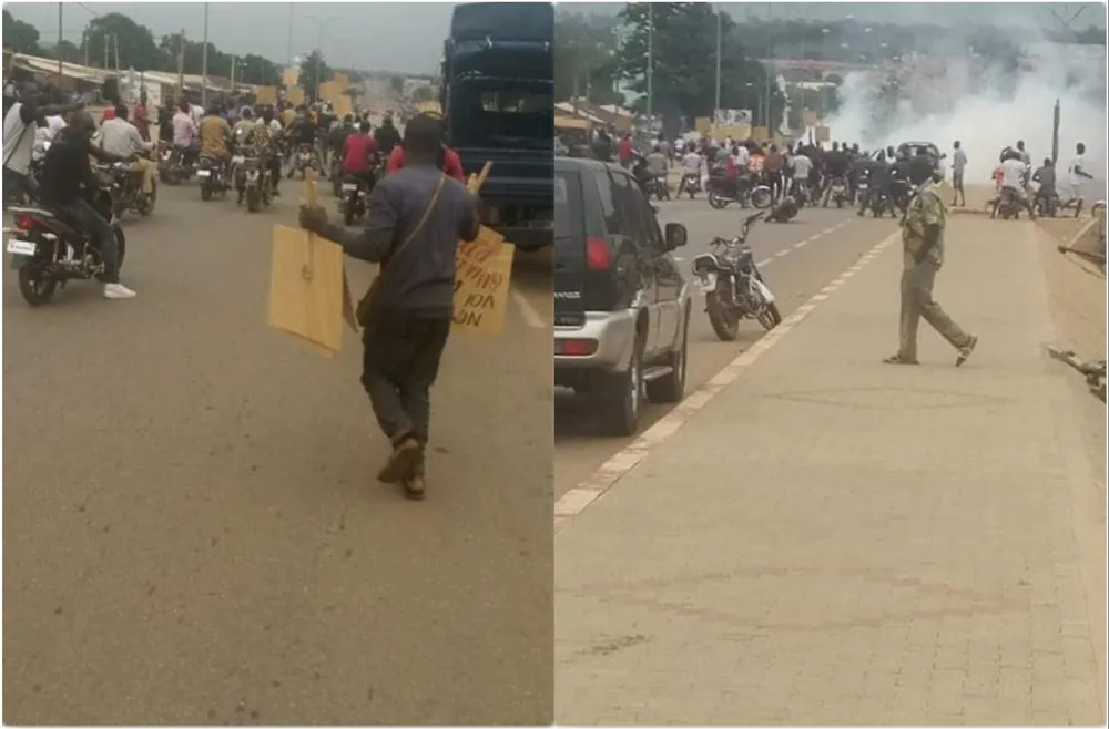 Marche contre Ouattara à Ferké : des militants de GPS de Soro repoussés par les gaz lacrymogènes