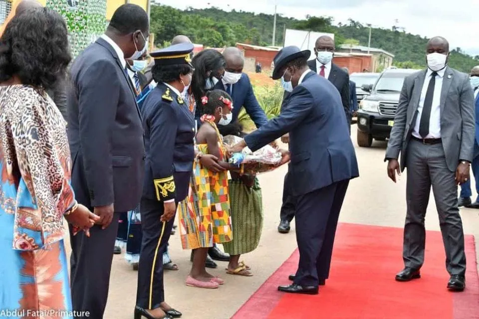 Visite d’État dans le Moronou : le Président Ouattara à Bongouanou