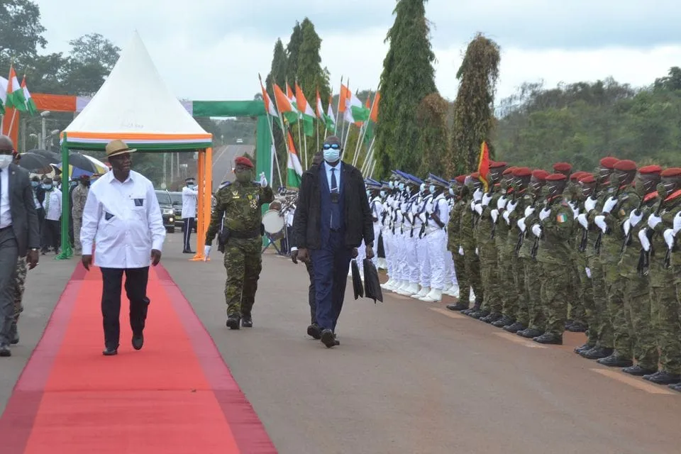 Ouattara dans le Moronou: des travaux de bitumage annoncés à Arrah