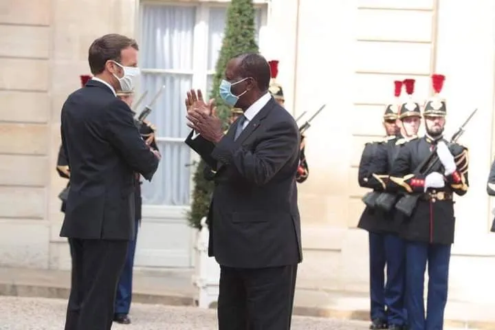 Déjeuner Macron-Ouattara à l’Elysée: Le président ivoirien se réjouit d’une « convergence de vue »