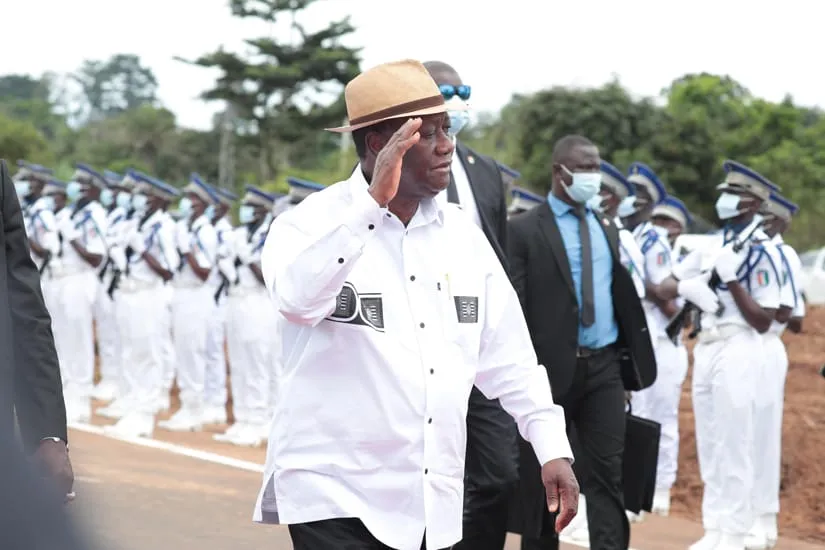 Ouattara depuis Bongouanou : « nous sommes venus pour améliorer les conditions de vie de nos concitoyens »