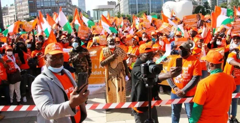 Présidentielle 2020 : la diaspora en Italie pour une victoire “un coup ko” de Ouattara