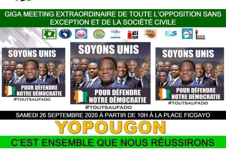 Meeting de l’opposition à Yopougon le 26 septembre : Jean Bonin réagit, « le FPI n’a agi pas dans l’improvisation »