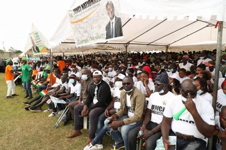 Meeting de clôture de la visite de Ouattara : grande affluence des populations du Moronou
