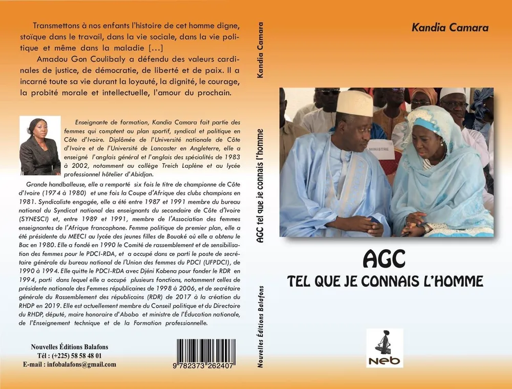 « AGC tel que je connais l’homme » : un livre de Kandia Camara sur la vie de Gon