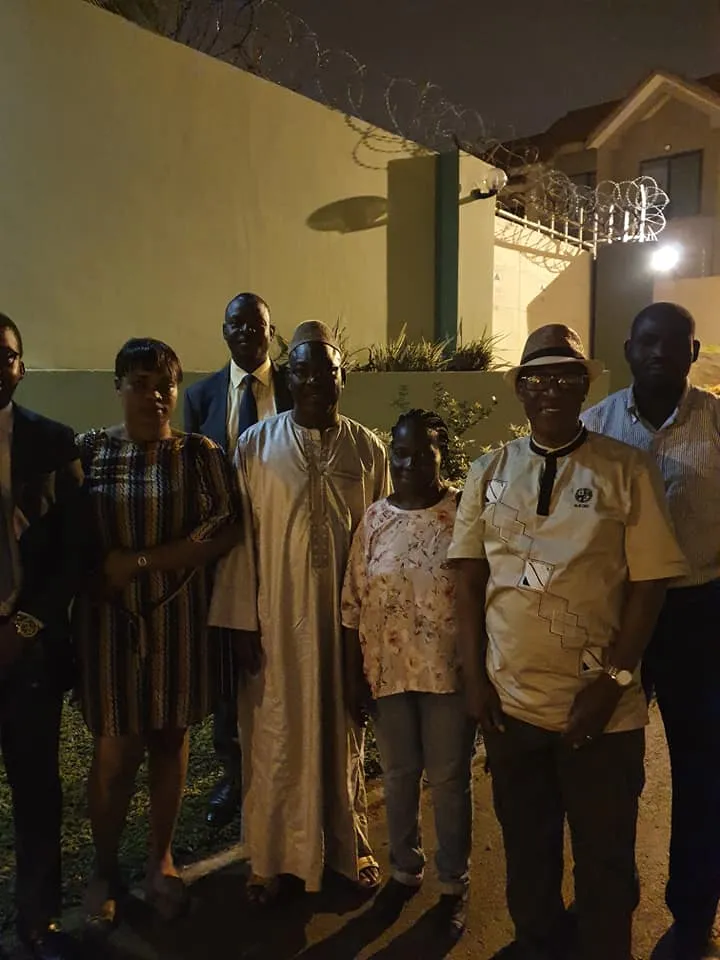Lukman Camara : le nouveau président du groupe parlementaire Rassemblement reçoit une délégation de Guillaume Soro