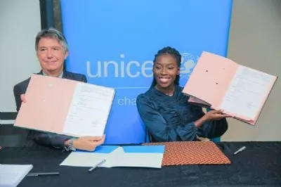 Muriel Ahouré ambassadrice de l’UNICEF : « Prenons soin de nos enfants »