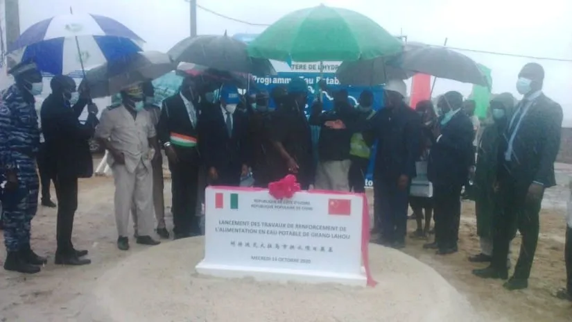 Le ministre Tchagba Laurent lance des travaux pour le renforcement de l’accès à l’eau potable à Grand Lahou – Actualité ivoirienne 15/10/2020