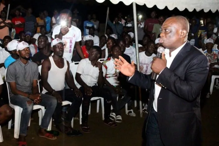 KKB depuis Yopougon : « Je suis venu vous dire d’être derrière ma candidature »