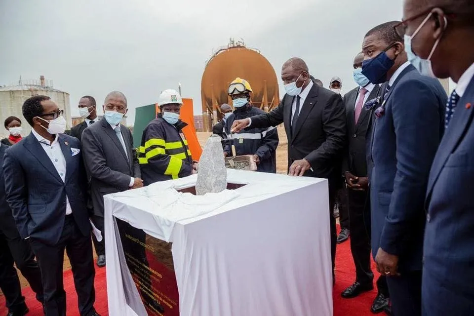 Abidjan : construction d’une sphère de stockage de gaz