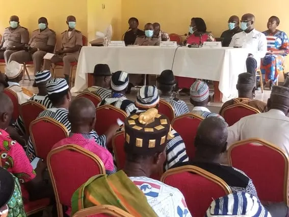Guiglo : Anne Ouloto félicite les chefs traditionnels du Cavally