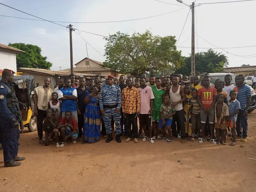 Désobéissance civile : Le général Apalo appelle les jeunes de Bengassou à la paix