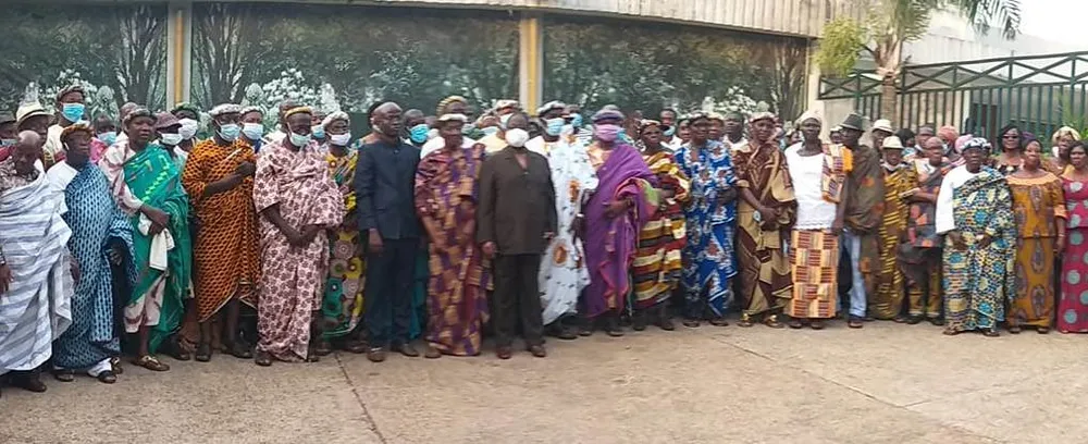Bédié échange avec des chefs traditionnels