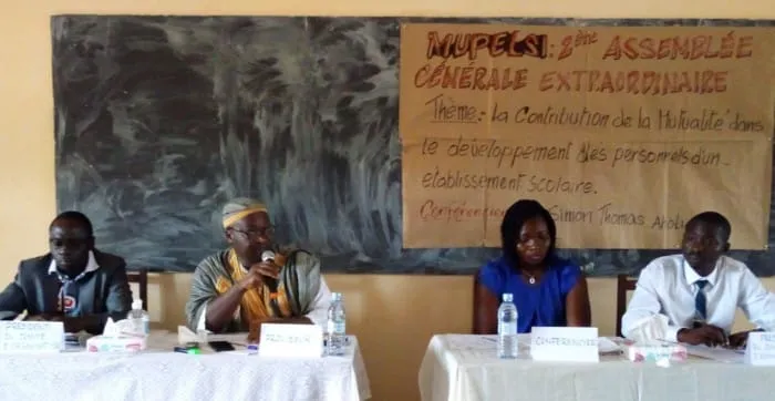 Lycée municipal de Sikensi : le personnel exhorté à contribuer au succès de leur mutuelle