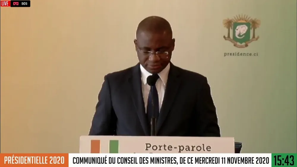 Côte d’Ivoire : suivez le compte rendu du Conseil des ministres de ce 11 novembre 2020