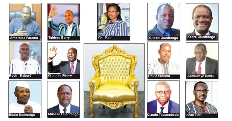 Présidentielle burkinabè le 22 novembre 2020 : 13 candidats à l’assaut du palais de Kossyam