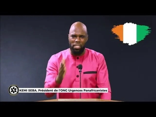 Kemi Seba : son message à Ouattara, « tu peux sortir par une porte honorable »