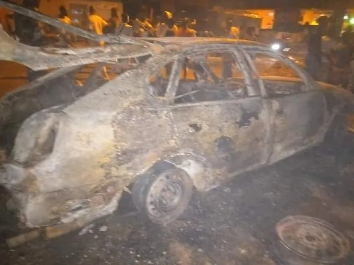Ferké : un taxi roulant au gaz butane prend feu, 2 victimes