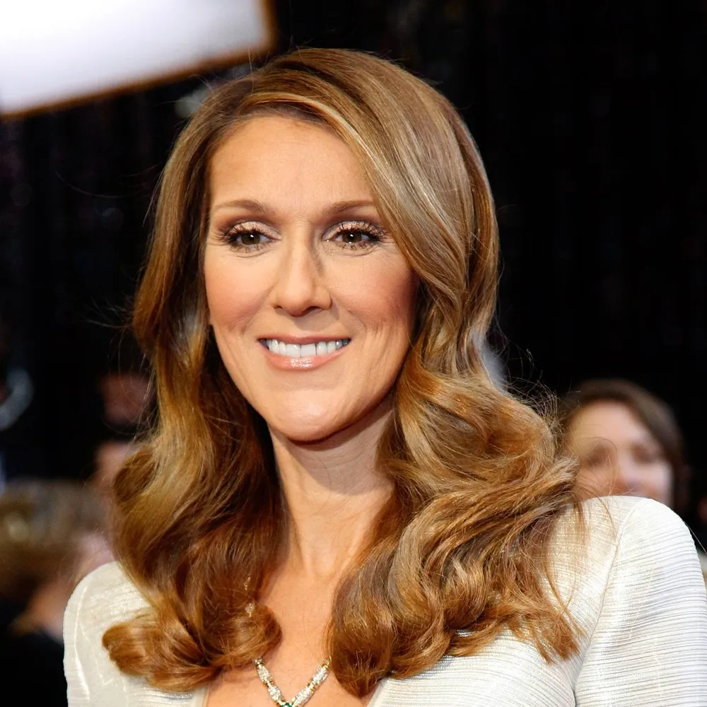 La Star française Céline Dion en deuil