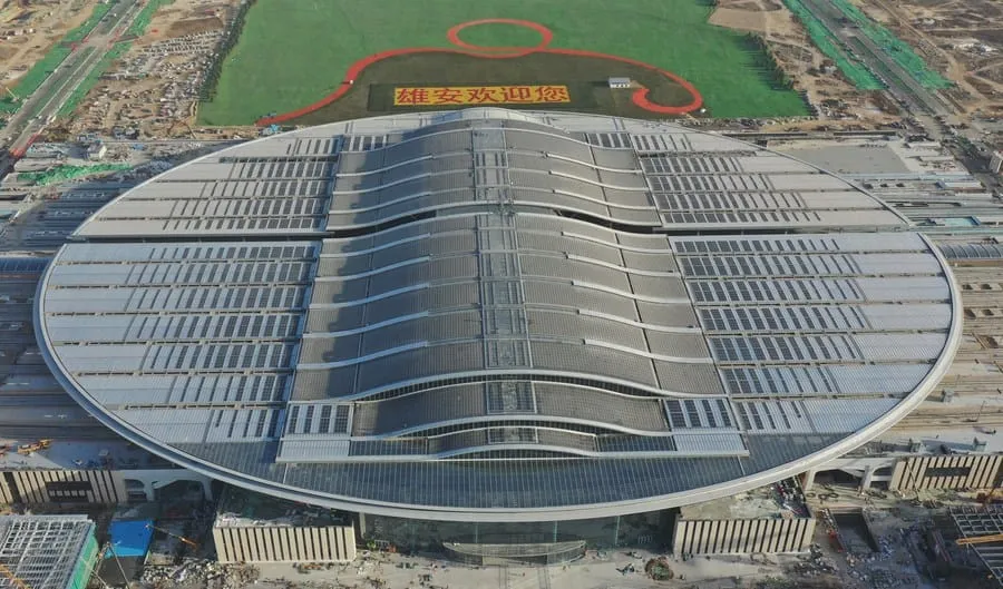 Chine : gare ferroviaire en construction à Xiongan – Actualités 24/12/2020