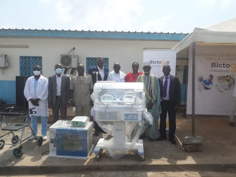 La Fondation Bictogo Initiatives fait des dons au CHR d’Agboville