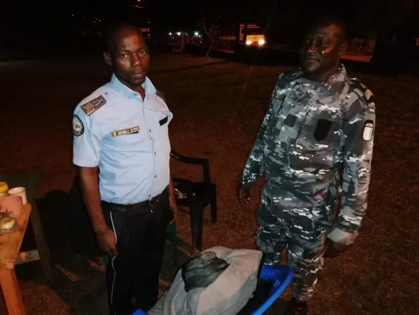 Noël 2020 à Biankouma : la police sécurise la ville