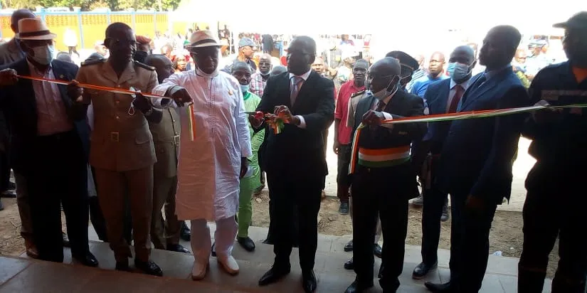 Inauguration de la caserne des sapeurs-pompiers de Séguéla