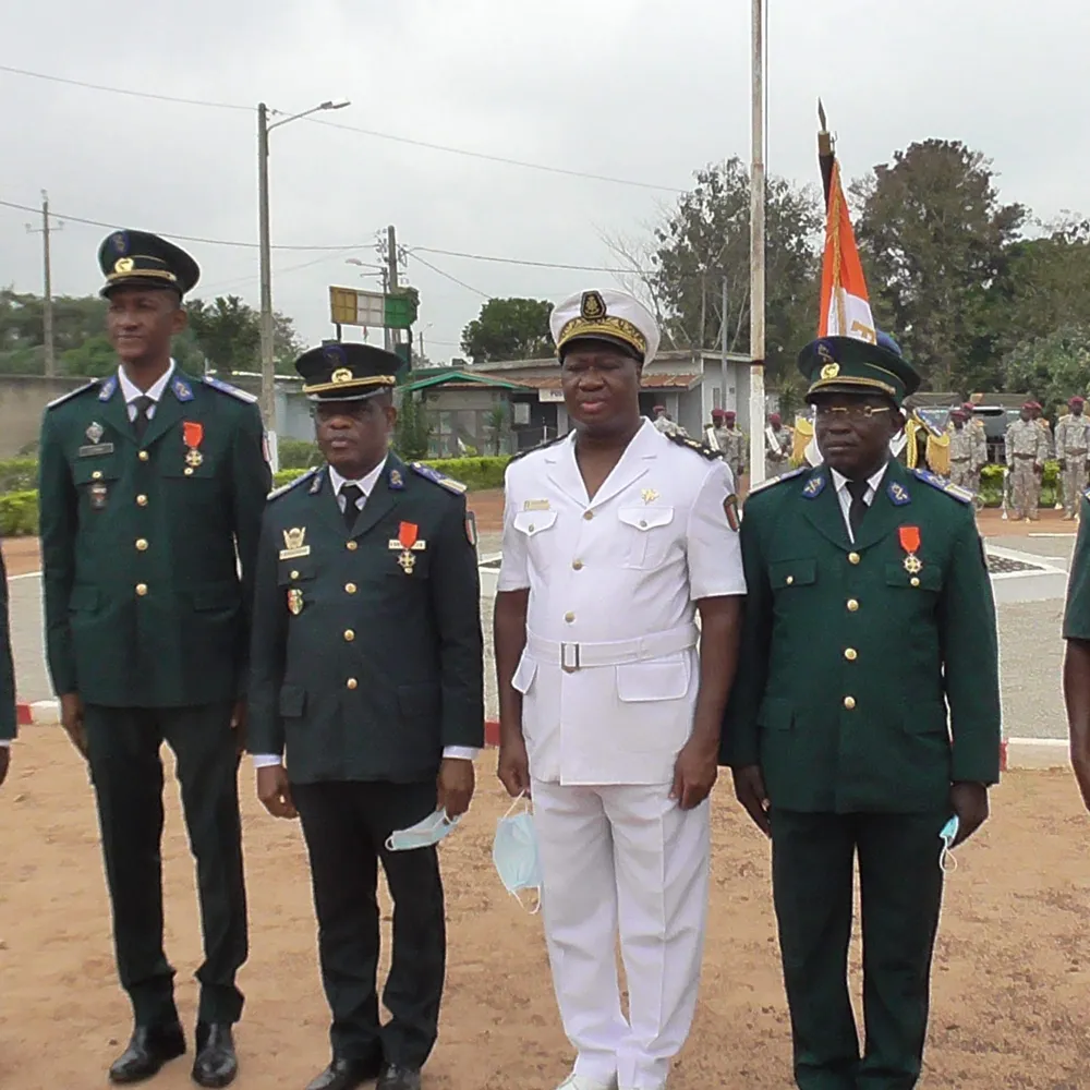 Daloa : décoration de 85 militaires de la 2e région militaire