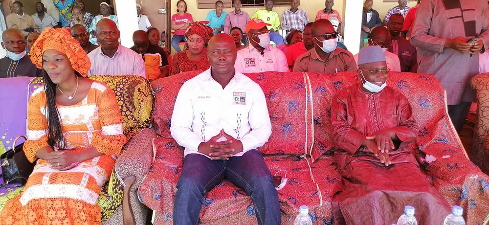 Hommage au député Koné Aboubacar Sidiki par des cadres de Kani