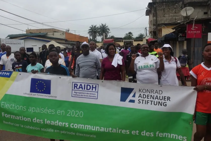 Cohésion sociale à Adzopé : une ONG sensibilise les populations à la paix