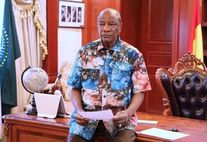 Alpha Condé, ancien président de Guinée