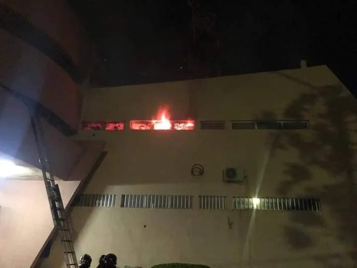 Incendie à la Télévision du Burkina, les locaux de la Bf1 part en fumée
