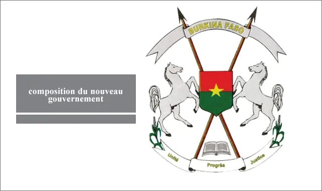 Voici le nouveau gouvernement du Burkina 2021