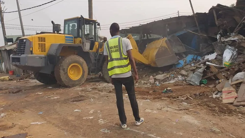 Adjamé : opération de déguerpissement de l’ancienne casse