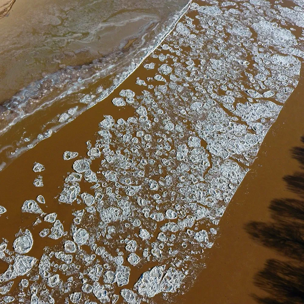 Des blocs de glace sur le fleuve Jaune au Shandong – Actualités 08/01/2021