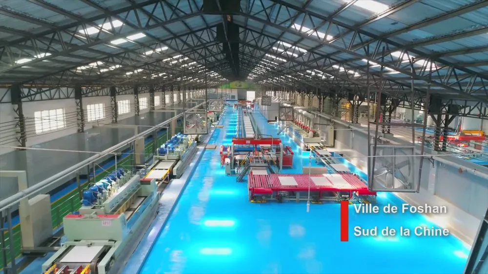 Aperçu d’une usine automatisée de carreaux en céramique dans le sud de la Chine – Actualités 12/01/2021