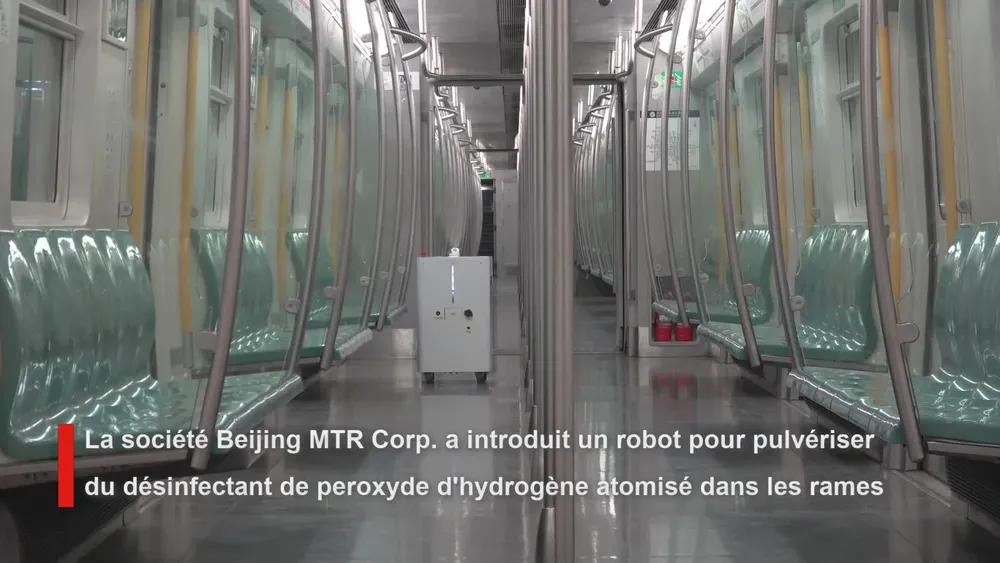 Le métro de Beijing introduit un robot pour désinfecter les rames – Actualités 20/01/2021